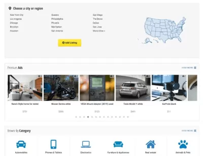 I will provide classified ads web application ad listing website